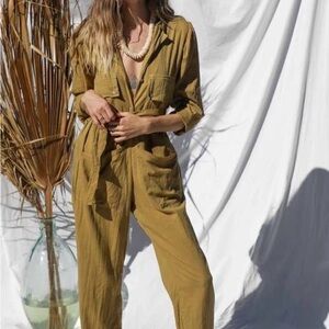 Jen’s Pirate Booty Star Tower Jumpsuit - Jibarita Olive / S